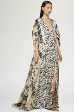 Abito Lungo stampa Leopardata
