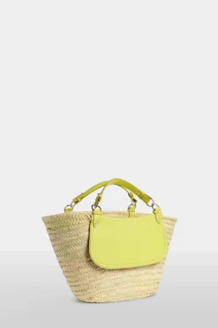 Borsa di Paglia Grande Gialla