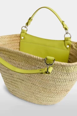 Borsa di Paglia Grande Gialla