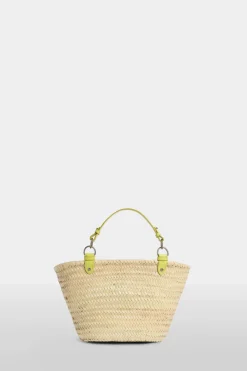 Borsa di Paglia Media Gialla