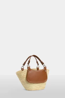 Borsa di Paglia Media Marrone