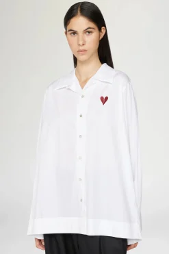 Camicia Cuore Spezzato Bianca