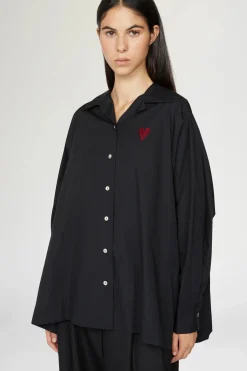 Camicia Cuore Spezzato Nera