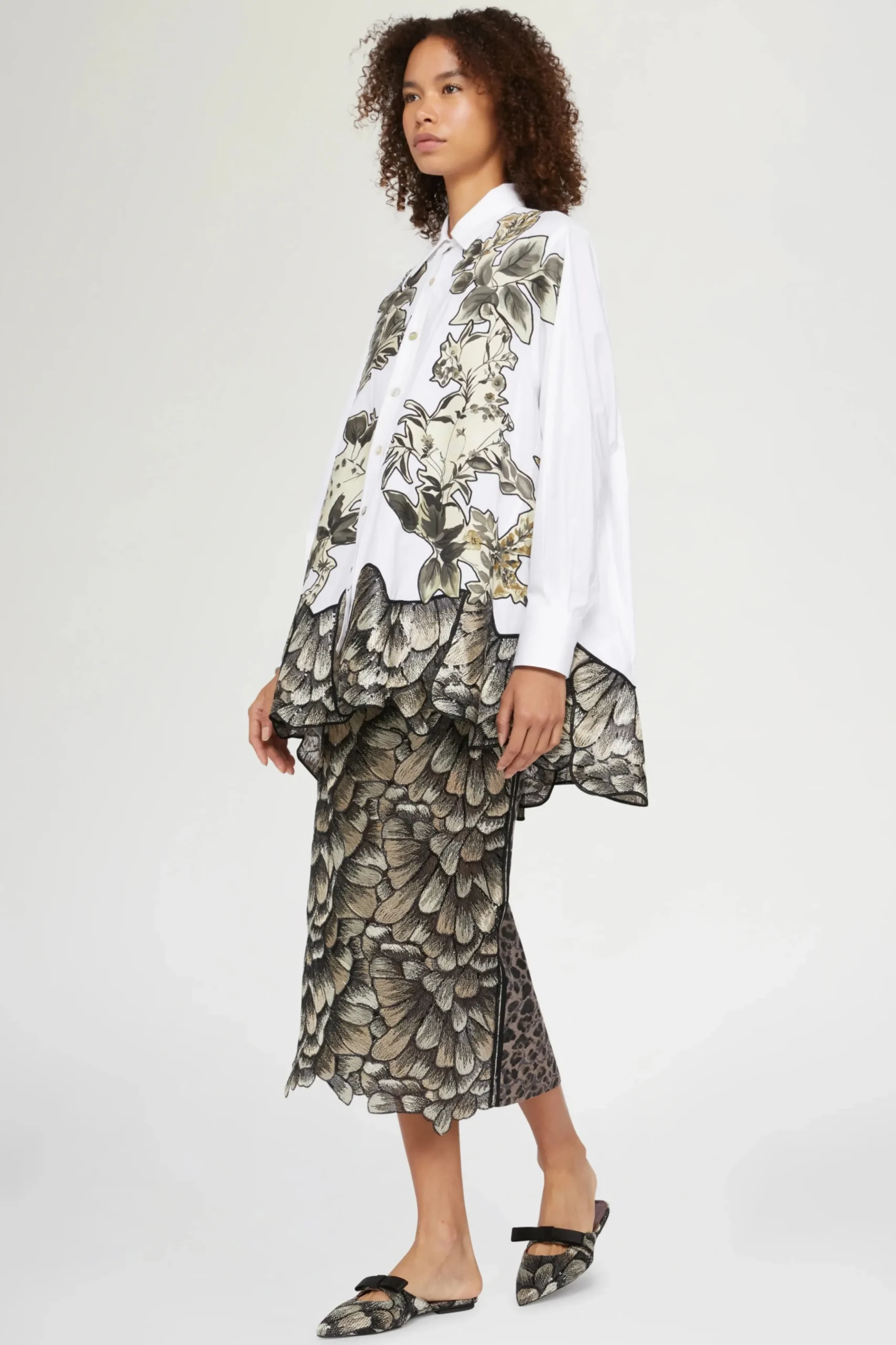 Camicia Stampa Tropicale e Animalier