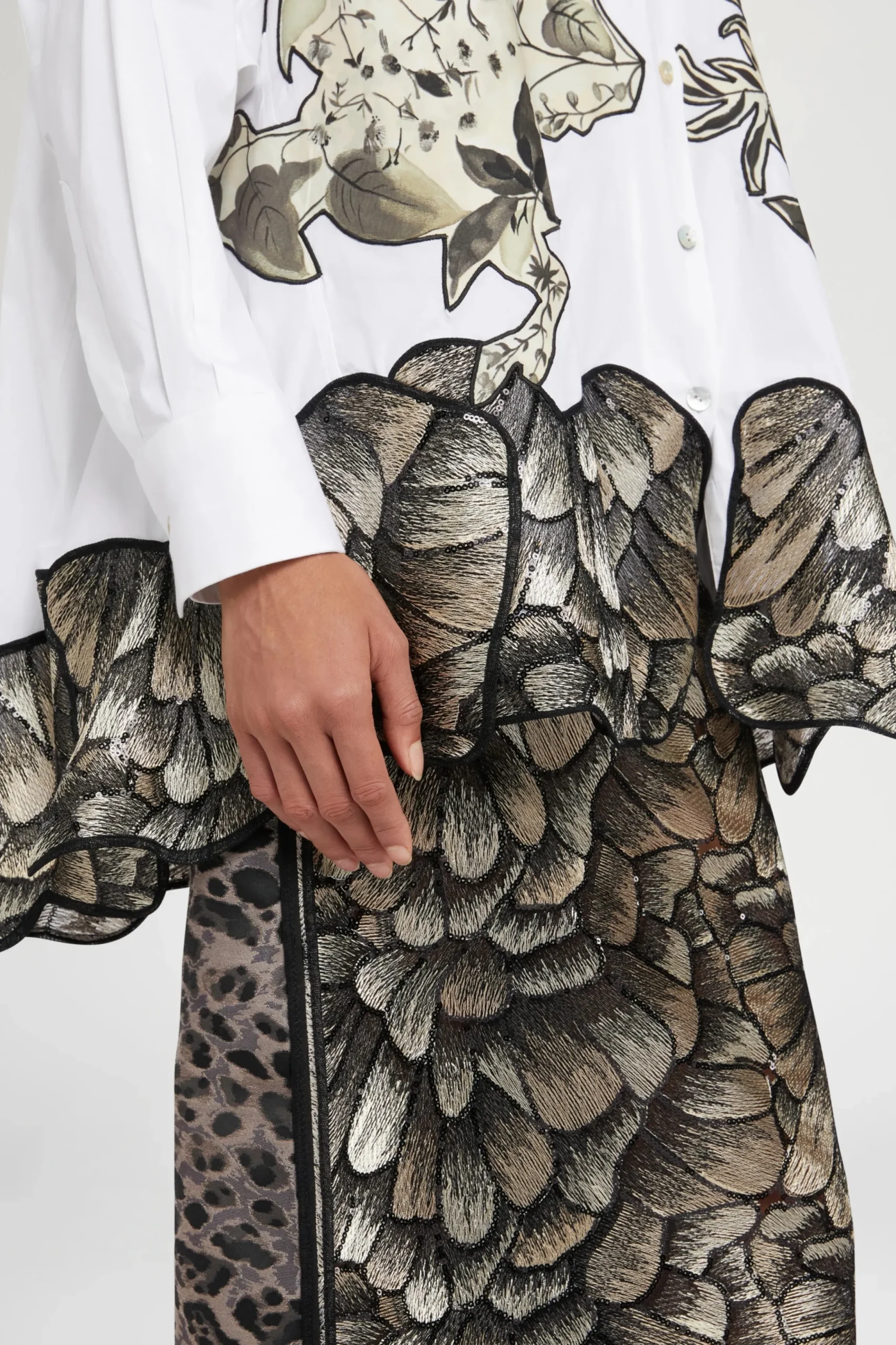 Camicia Stampa Tropicale e Animalier