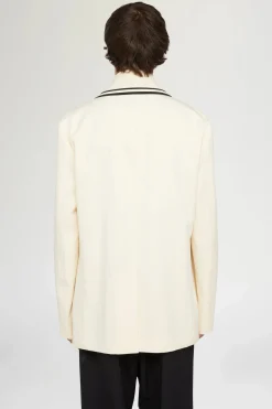 Cappotto Doppiopetto Crema