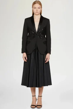Giacca nera con paillettes