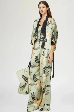 Kimono Stampa Ibiscus