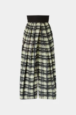 Pantaloni a Gamba Larga Quadri