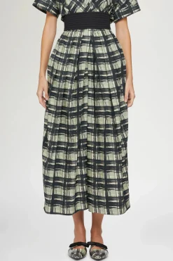 Pantaloni a Gamba Larga Quadri