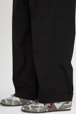 Pantaloni Gamba Larga Neri