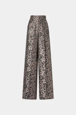 Pantaloni Palazzo Stampa Animalier