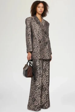 Pantaloni Palazzo Stampa Animalier