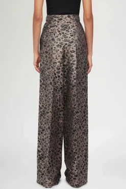 Pantaloni Palazzo Stampa Animalier