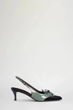 Slingback Nere e Verdi