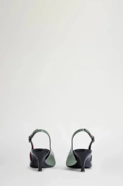 Slingback Nere e Verdi