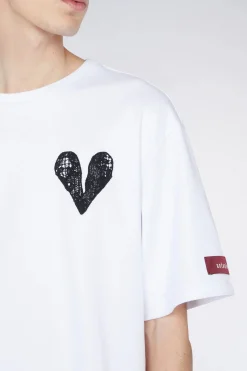 T-shirt Cuore Bianca